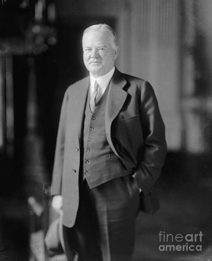 Herbert C. Hoover, C.1905-45 Photograph by Harris & Ewing