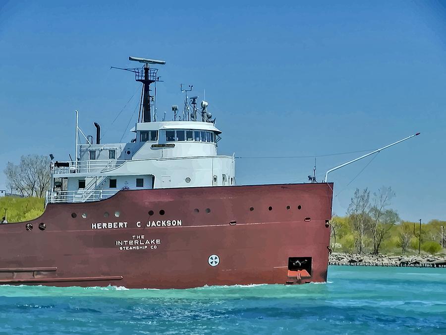HERBERT C. JACKSON at Port Huron Digital Art by Hein Pixels