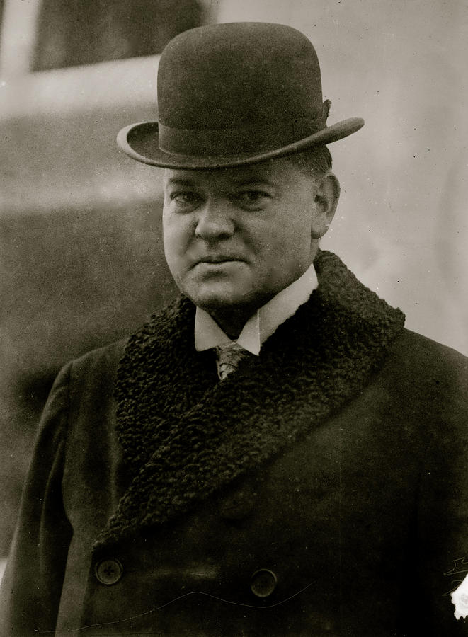 President Painting - Herbert Hoover by 