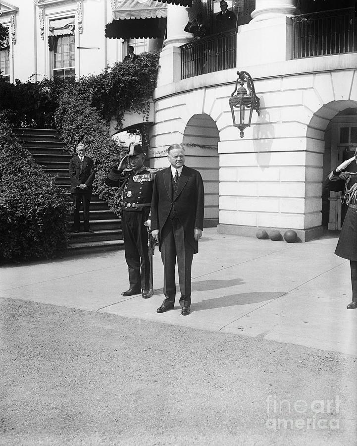 Herbert Hoover At White House Photograph by Bettmann