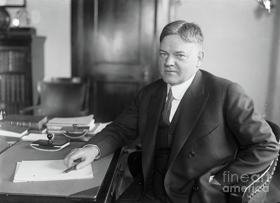 Herbert Hoover, C.1921-23 Photograph by Harris & Ewing