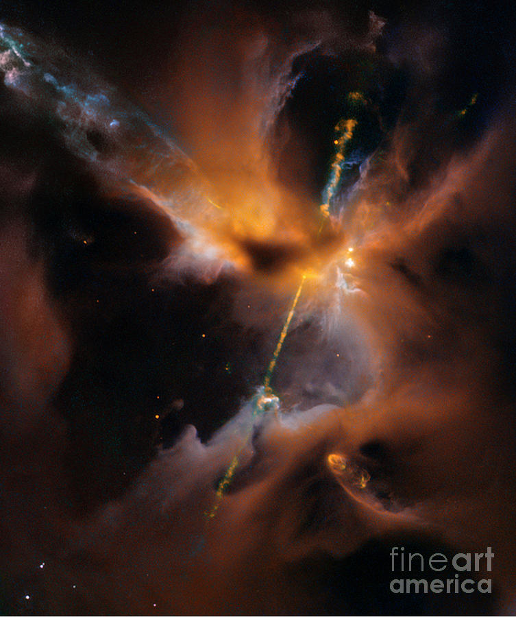 Herbig-haro Jet Hh 24 Photograph by Nasa, Esa, And The Hubble Heritage Team (stsci/aura)/science Photo Library