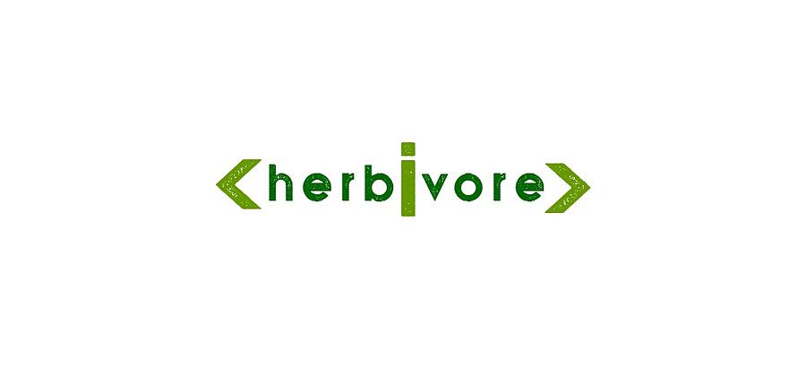 Herbivore - two greens Drawing by Charlie Szoradi
