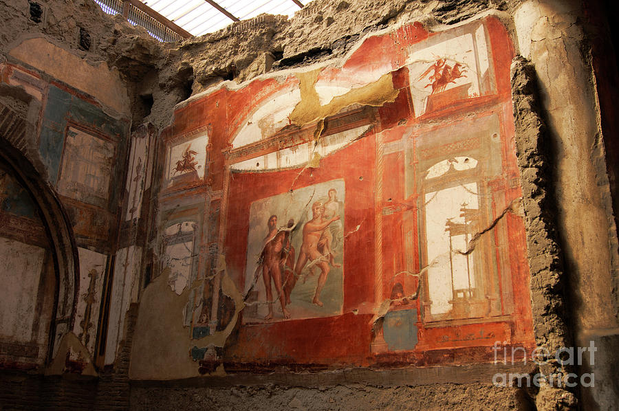 Herculaneum Mural Photograph by Mark Williamson/science Photo Library