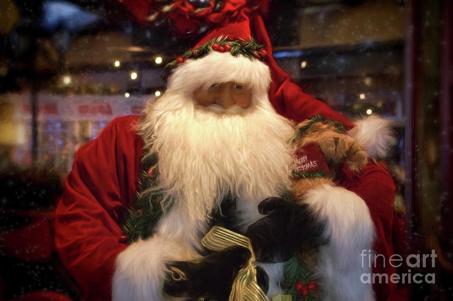 Here Comes Santa Claus Photograph by Peggy Hughes