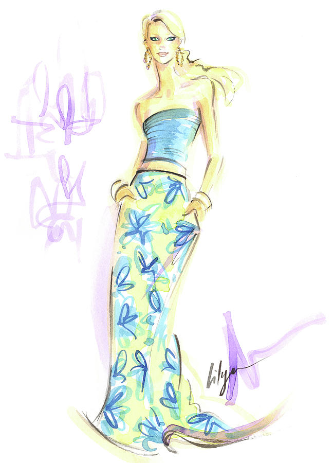 Jennifer lilya fashion illustration images