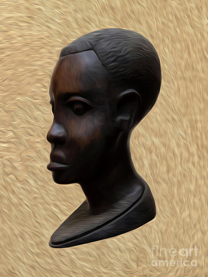 Heritage 1 African Boy Digital Art by Kenneth Montgomery