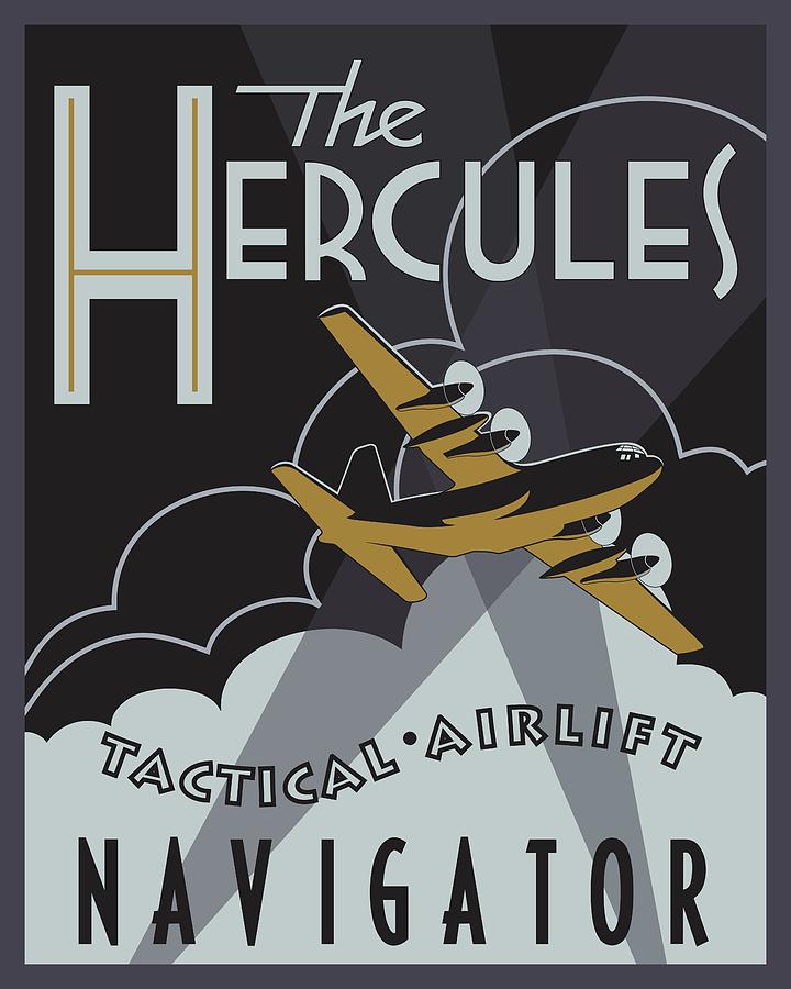 Herk Deco - Navigator Edition Digital Art by Michael Brooks