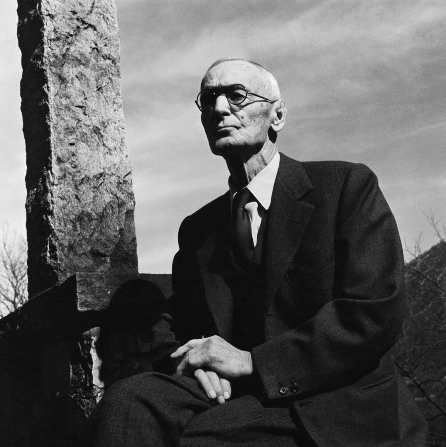 Hermann Hesse Photograph by Gisele Freund