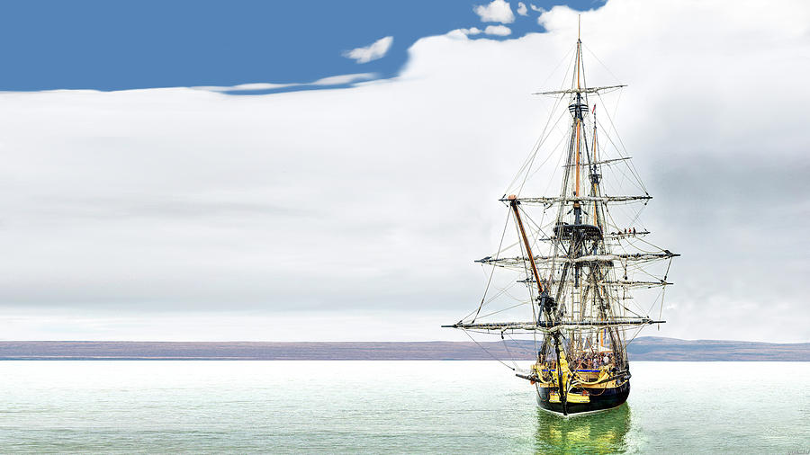 Hermione Frigate Panorama Photograph by Weston Westmoreland