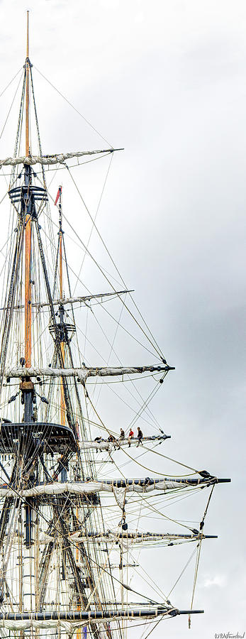 Hermione Frigate Rigging Panorama Photograph by Weston Westmoreland