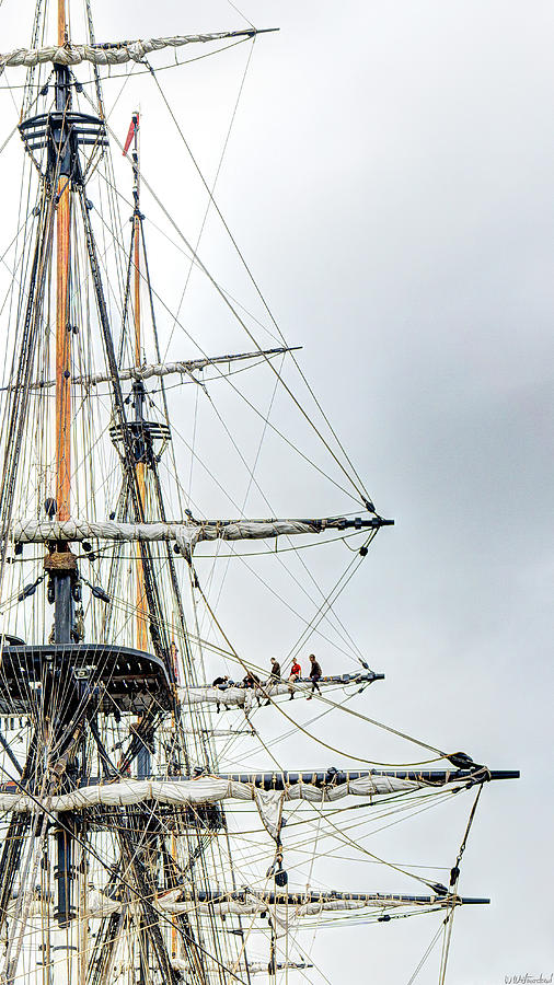 Hermione Frigate Rigging Photograph by Weston Westmoreland