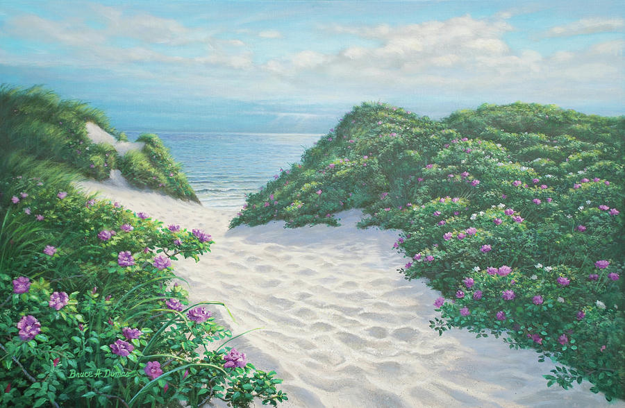 Herring Cove Dunes Painting by Bruce Dumas