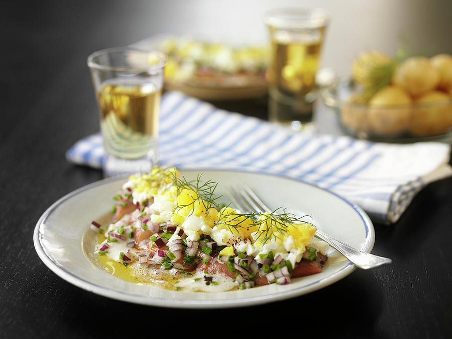 Herring Tartare With Dill Photograph by Pepe Nilsson