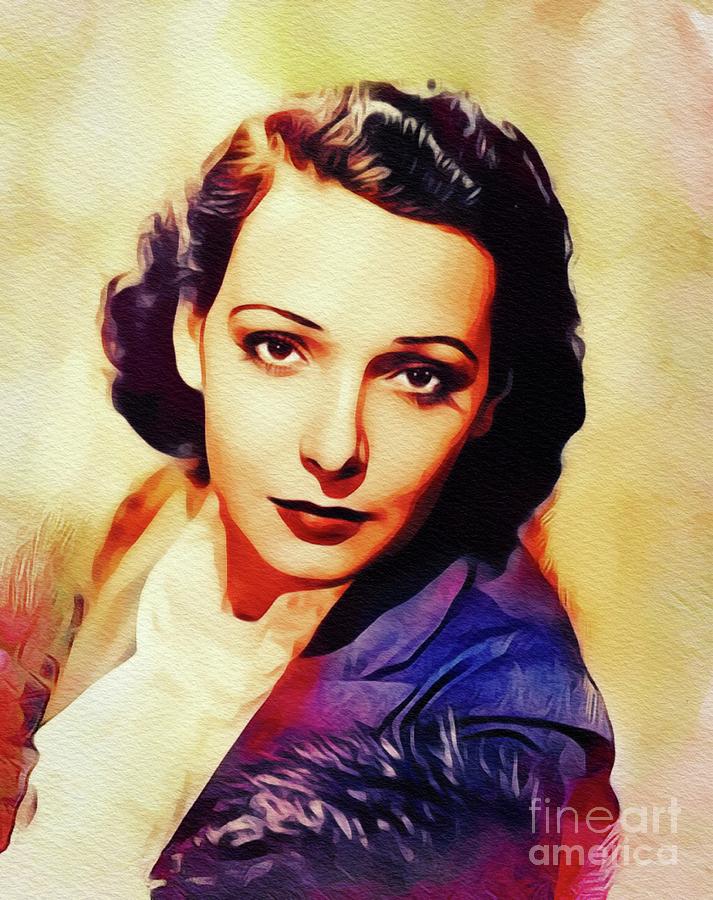 Hester Dean, Vintage Actress Painting