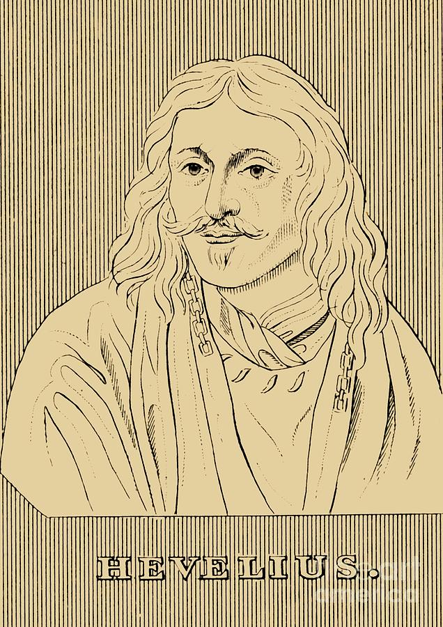 Hevelius Drawing by Print Collector