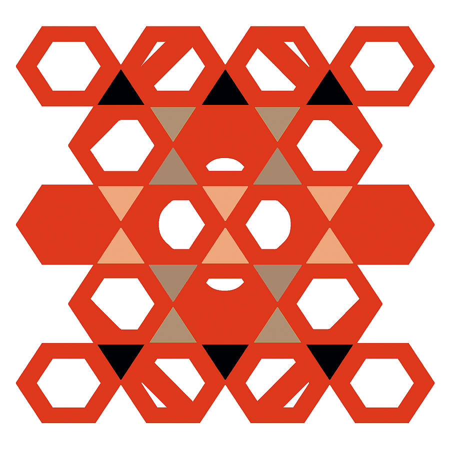 Pattern Digital Art - Hexagon Pattern-31 by Richard Homawoo