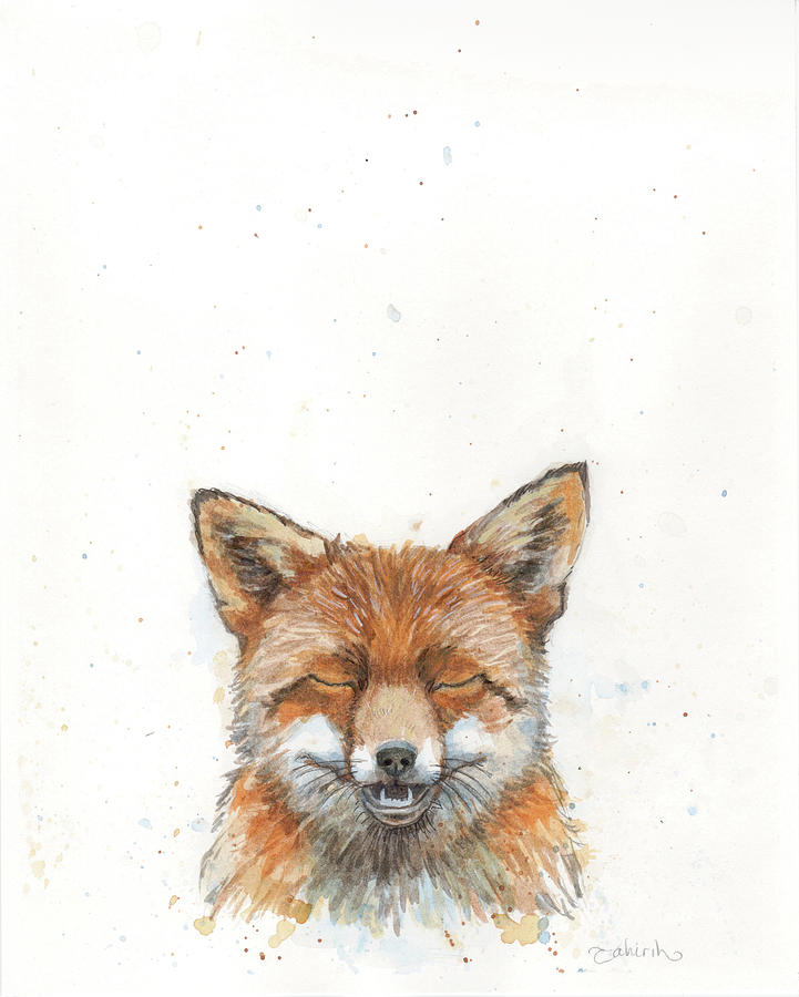 Wildlife Painting - Hey Foxy by Tahirih Goffic