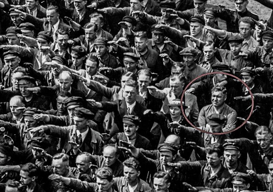 Hi Hitler Painting by Different Path - Pixels