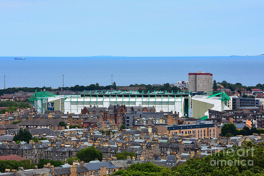 Hibernian Football Stadium, Rooftops View Photograph by Yvonne Johnstone