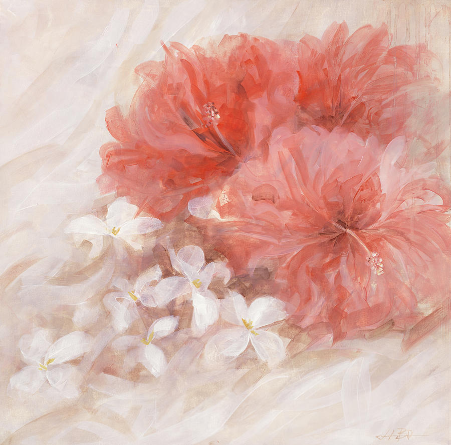 Flower Painting - Hibiscus I by Li Bo