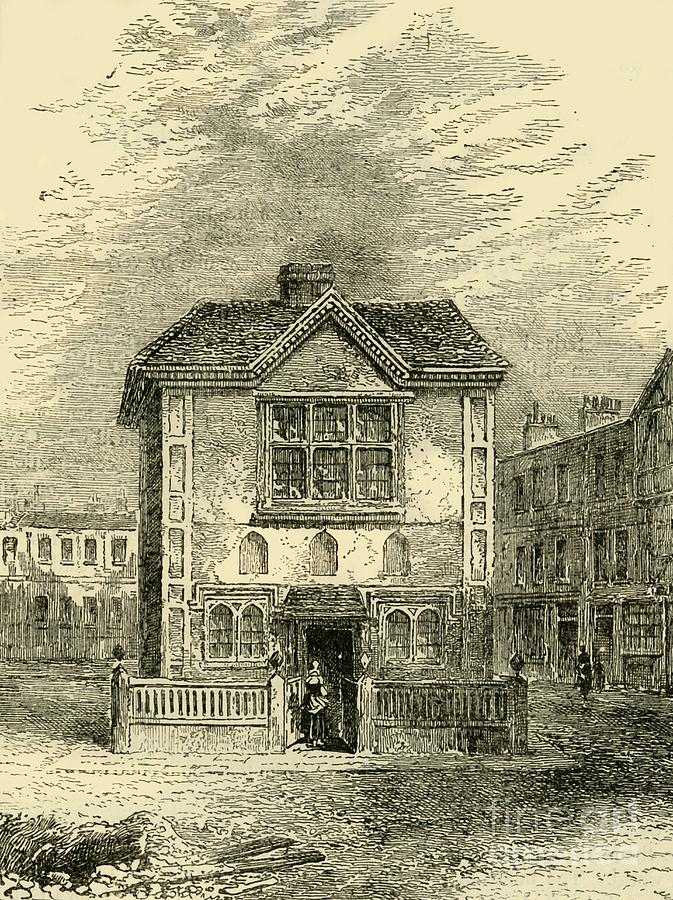 Hickss Hall About 1750 Drawing by Print Collector