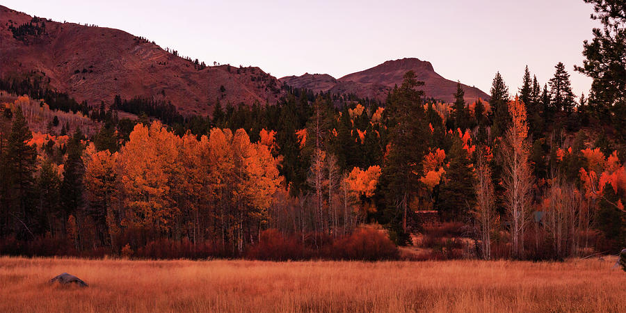 Landscape Photograph - Hidden Autumn Cabin In The Valley Of Hope by Mike Herron Landscape Photograph - Hidden Autumn Cabin In The Valley Of Hope by Mike Herron