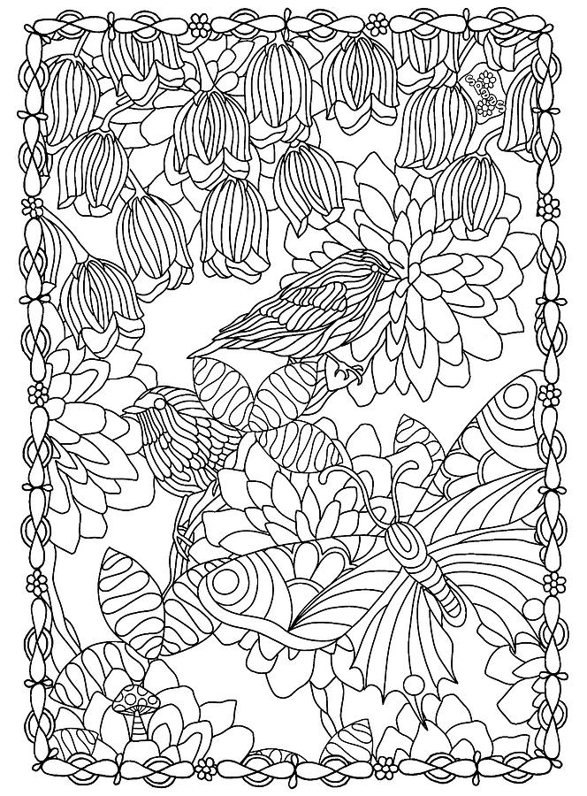 Coloring Books Drawing - Hidden Images Book A - 42 by Kathy G. Ahrens Coloring Books Drawing - Hidden Images Book A - 42 by Kathy G. Ahrens