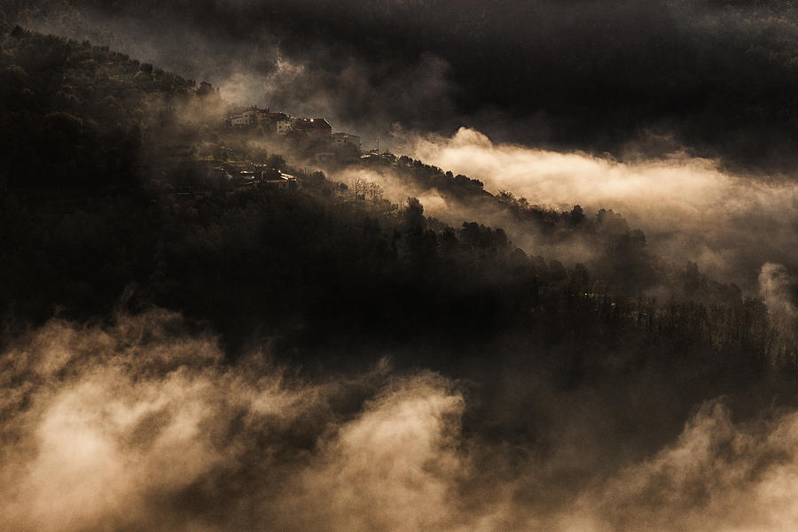 Hidden In The Fog Photograph by Matteo Chiarello