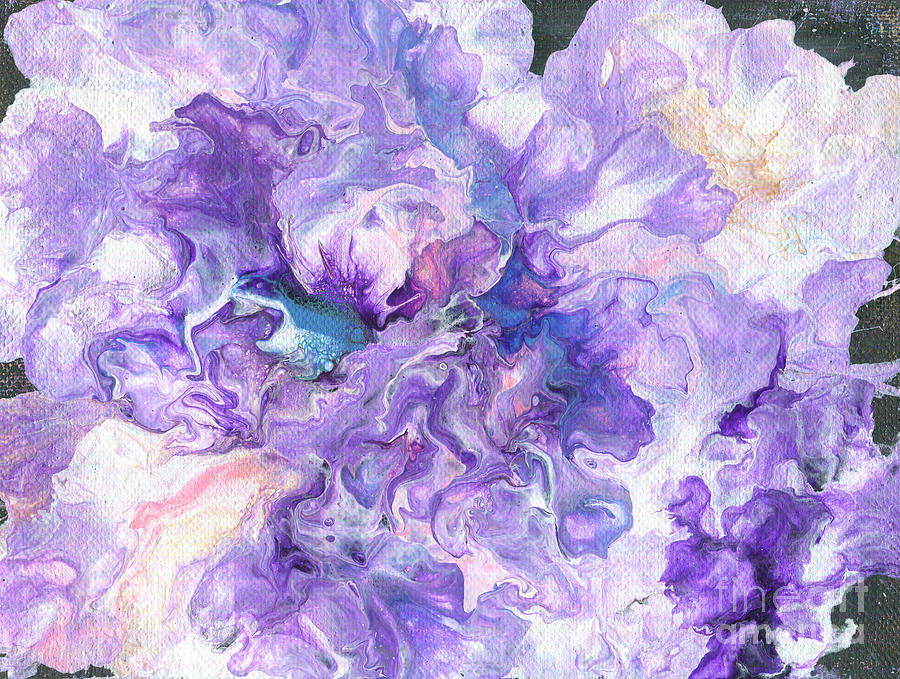 Hidden Pansy Painting by Marlene Book