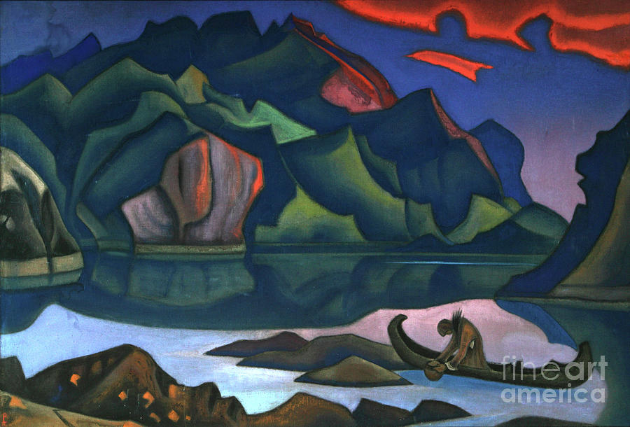 Hidden Treasure, 1947. Artist Roerich Drawing by Heritage Images