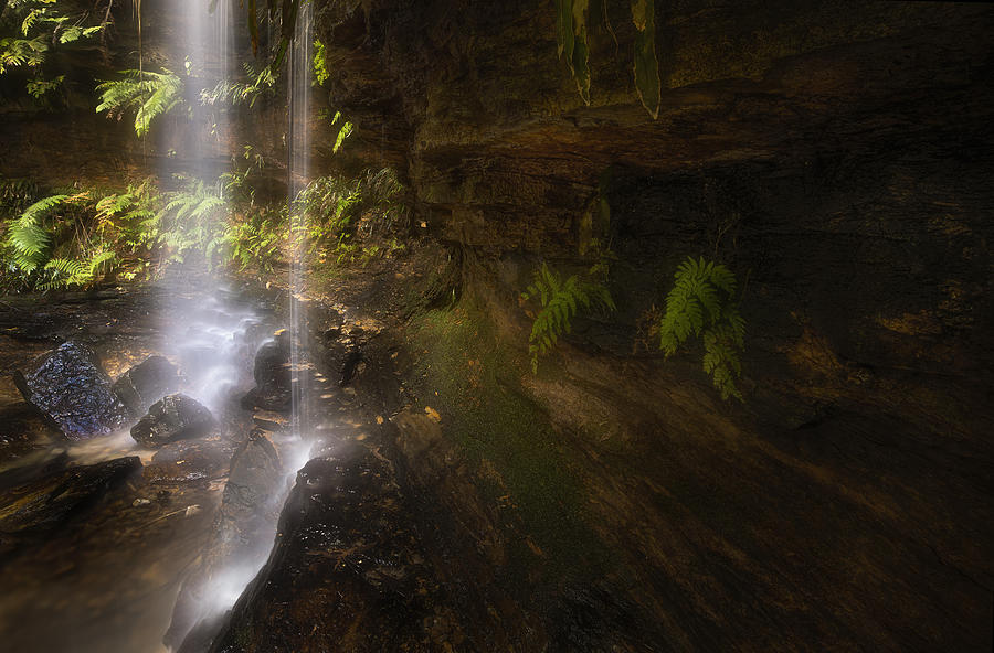 Waterfall Photograph - Hidden Waterfalls (2) by Yan Zhang