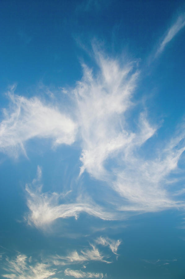 High Altitude Cirrus Intortus Clouds In Photograph by Laurance B. Aiuppy