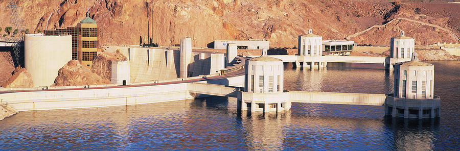 High Angle View Of A Dam, Hoover Dam Photograph by Panoramic Images