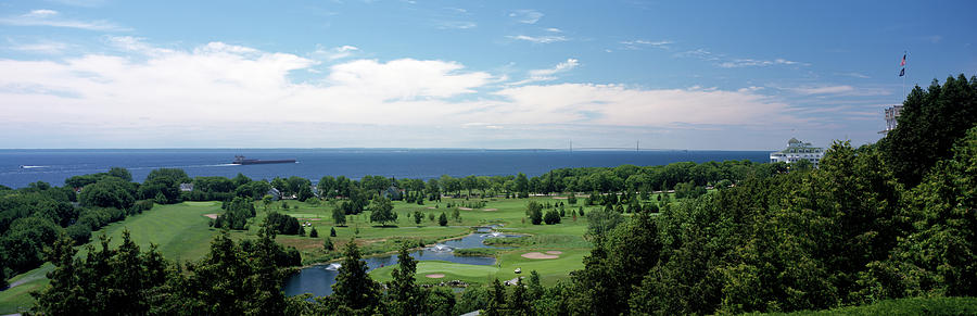 High Angle View Of A Golf Course, Grand Photograph by Panoramic Images