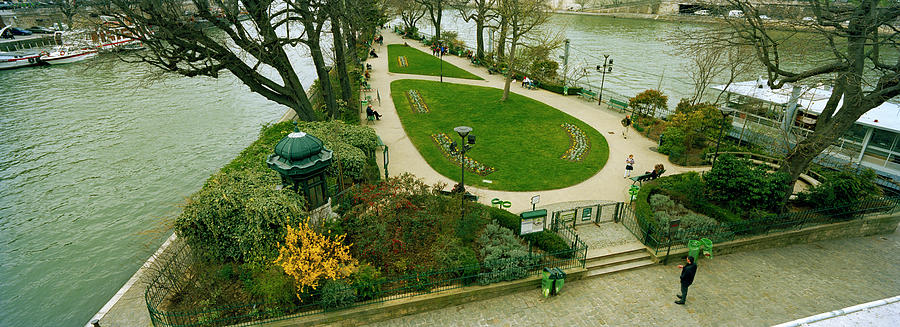 High Angle View Of A Park, Square Du Photograph by Panoramic Images