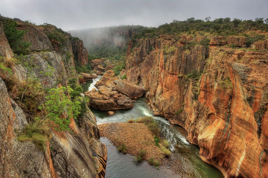 High Angle View Of Blyde River Canyon Photograph by Martin Harvey