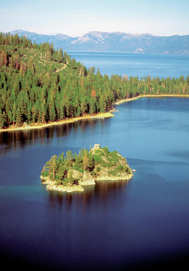 High Angle View Of Emerald Bay, Lake Photograph by Medioimages/photodisc