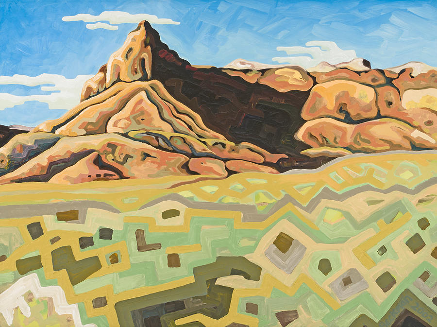Dale Beckman Painting - High Desert Mesa by Dale Beckman Dale Beckman Painting - High Desert Mesa by Dale Beckman