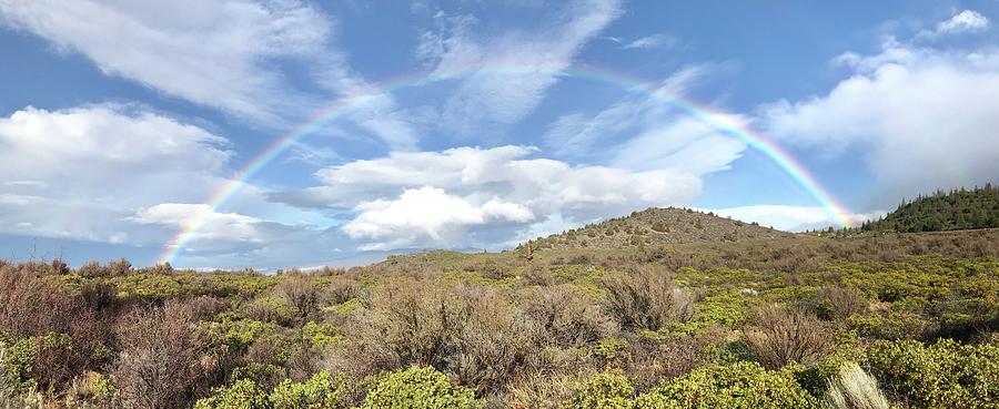High Desert Rainbow  Photograph by Noa Mohlabane