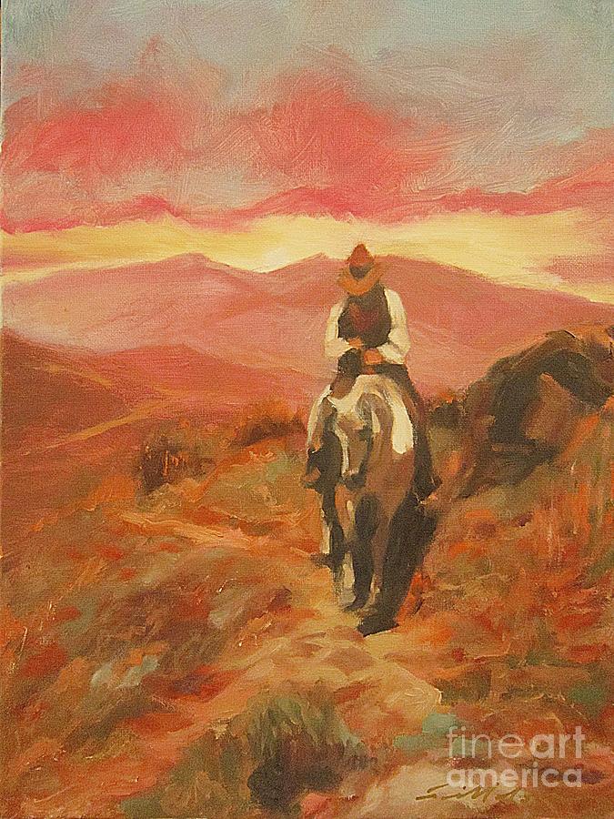 High Desert Painting by Robert Tillotson Pixels