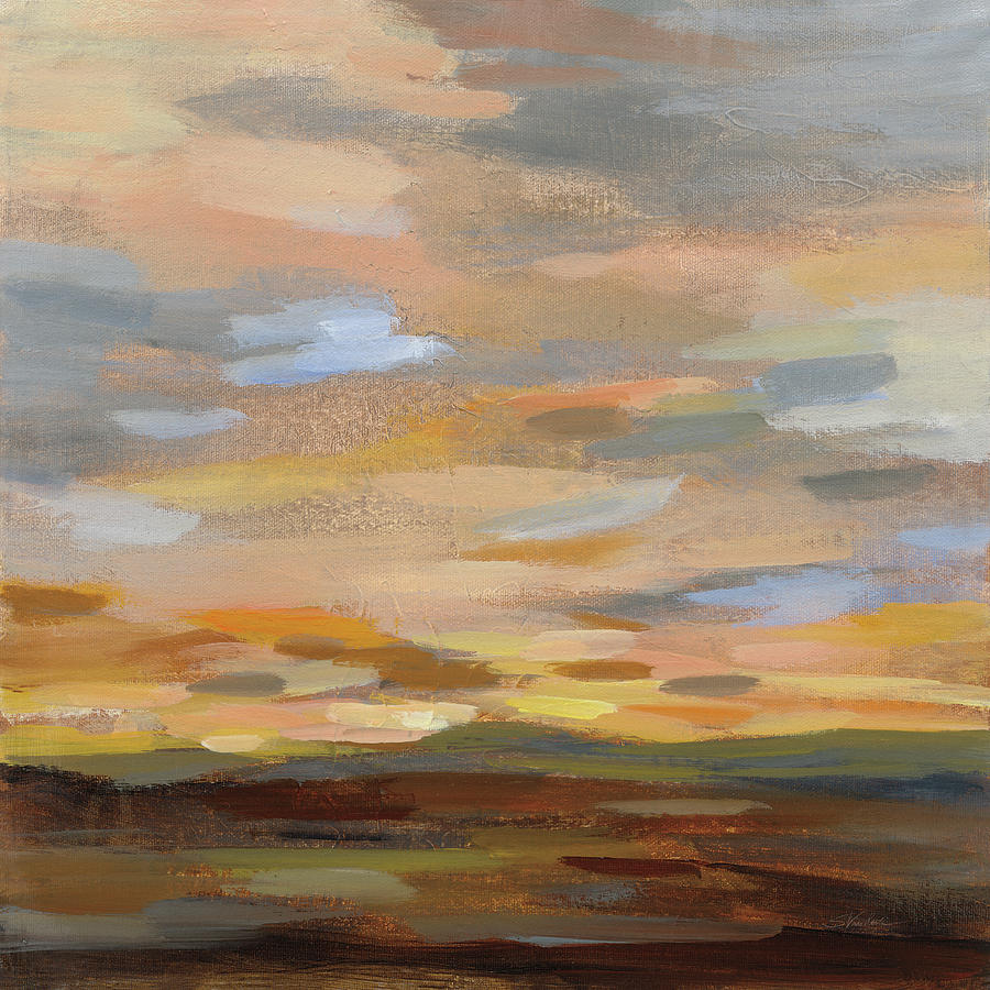 Sunset Painting - High Desert Sky IIi by Silvia Vassileva