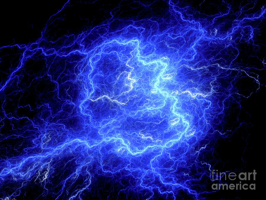 High Energy Electromagnetic Field Photograph by Sakkmesterke/science Photo Library