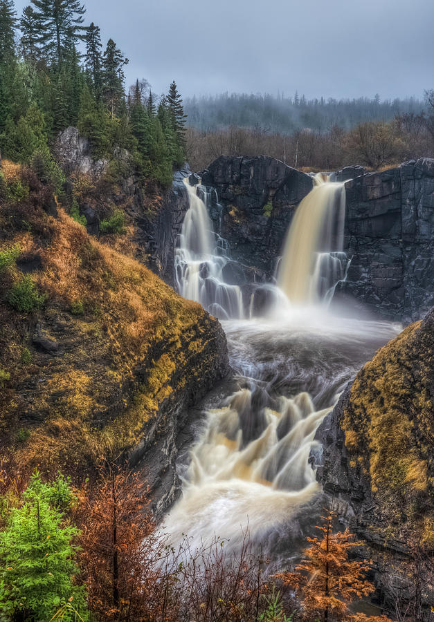 High Falls Photograph by Brad Bellisle