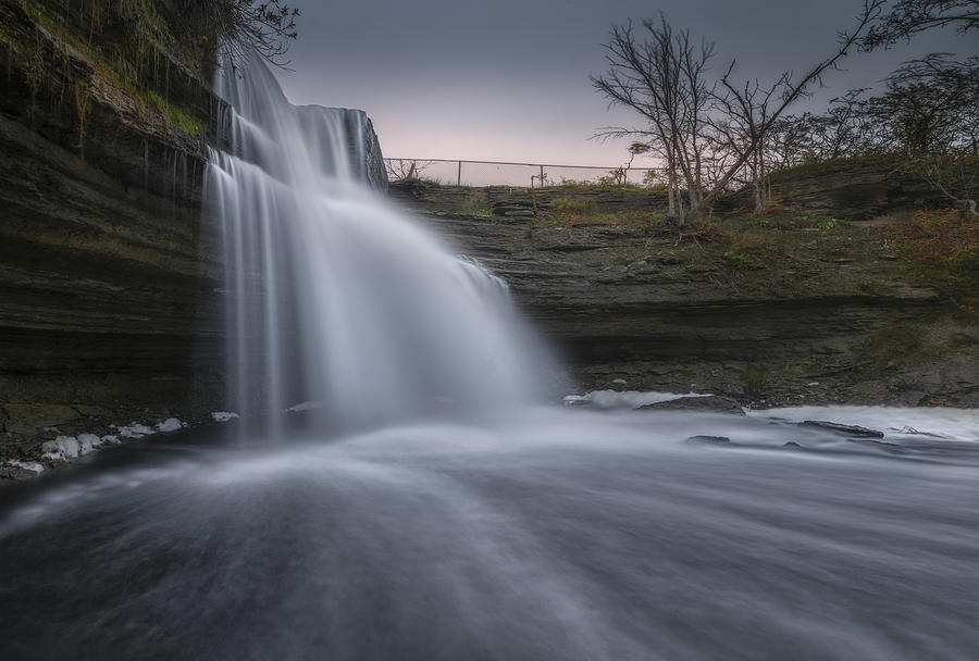 Waterfall Photograph - High Falls by Larry Deng