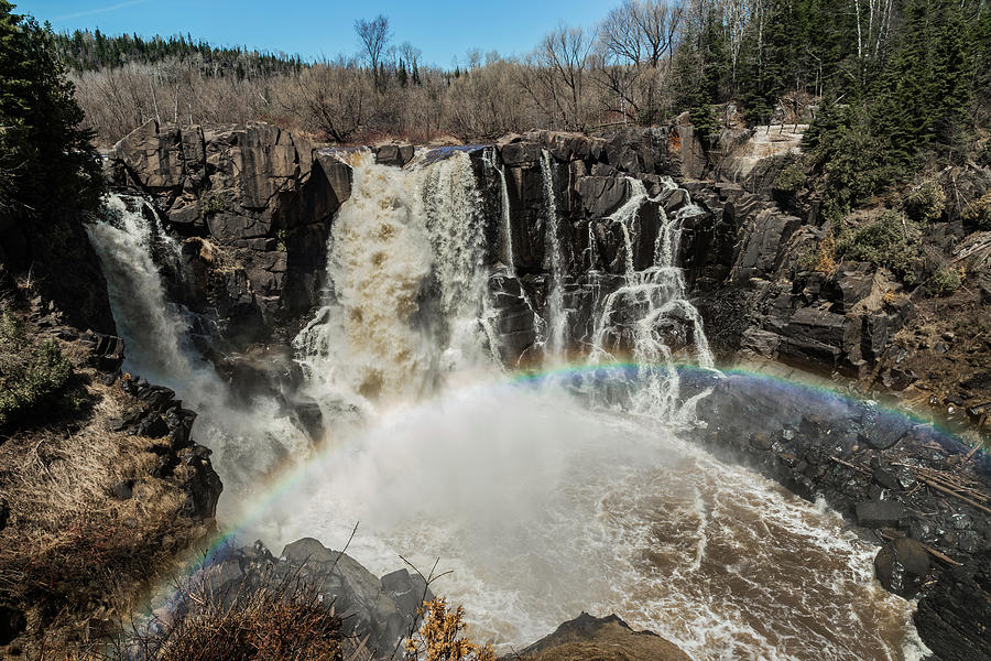 High Falls Rainbow Photograph by Joe Kopp