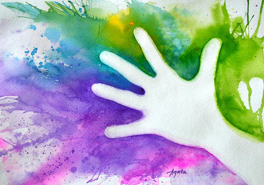 High Five Painting by Agata Lindquist