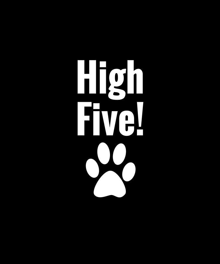 High Five Dog Paw Digital by Third Supply