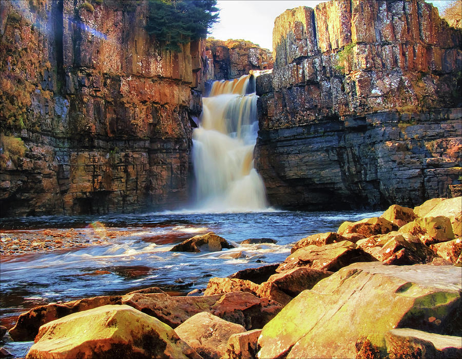 High Force Waterfall Photograph by Rosanemiller Photography