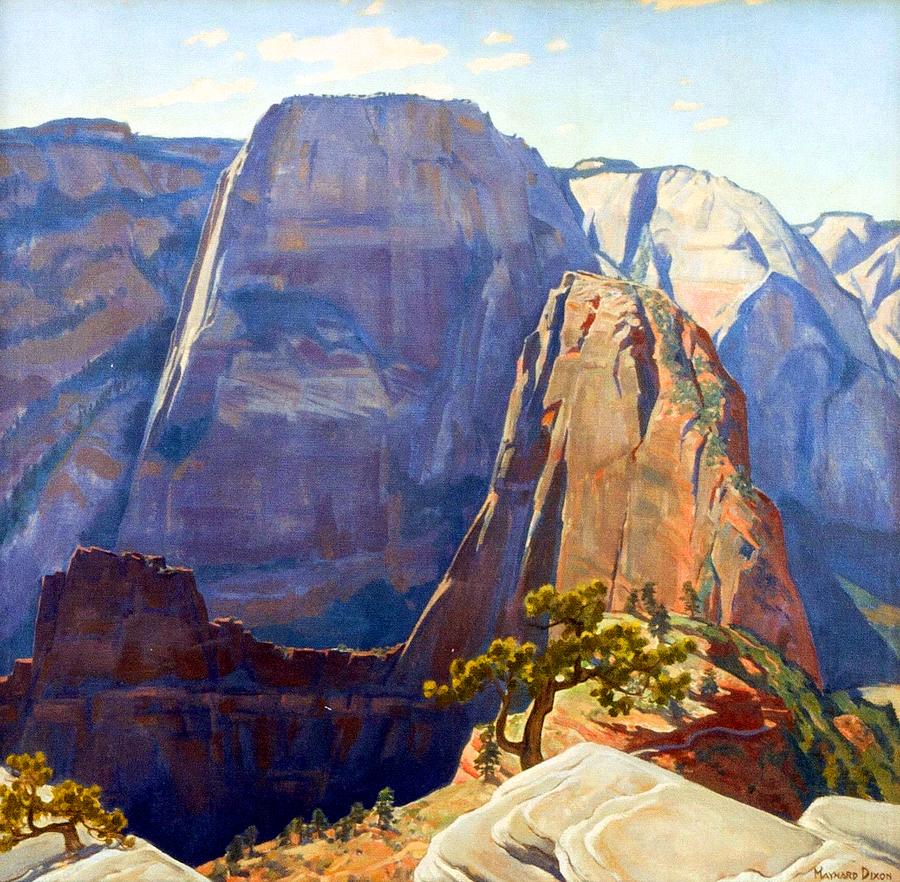 American West Painting - High in the Morning by Maynard Dixon